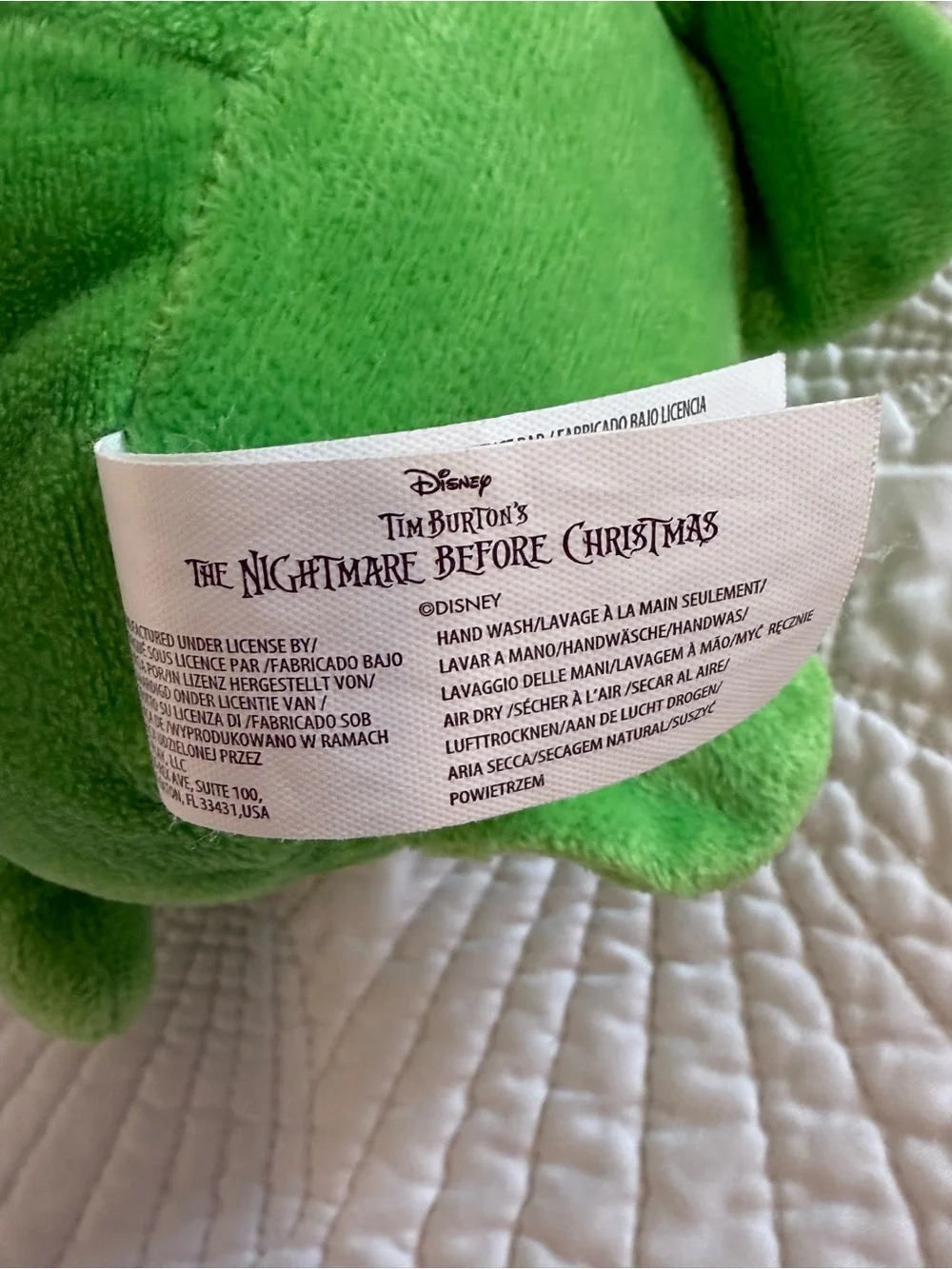 Disney’s Nightmare Before Christmas Oogie Boogie plush 8 in.